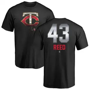 Men's Addison Reed Minnesota Twins Midnight Mascot T-Shirt - Black