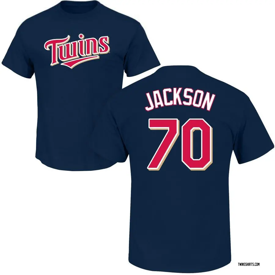 Men's Alex Jackson Minnesota Twins Roster Name & Number T-Shirt - Navy