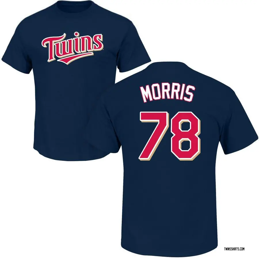 Men's Andrew Morris Minnesota Twins Roster Name & Number T-Shirt - Navy