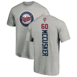 Men's Carson McCusker Minnesota Twins Backer T-Shirt - Ash