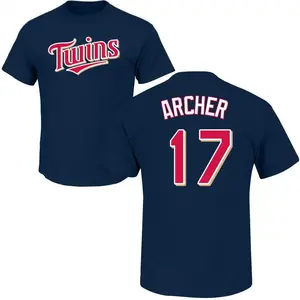 Men's Chris Archer Minnesota Twins Roster Name & Number T-Shirt - Navy