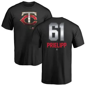Men's Connor Prielipp Minnesota Twins Midnight Mascot T-Shirt - Black