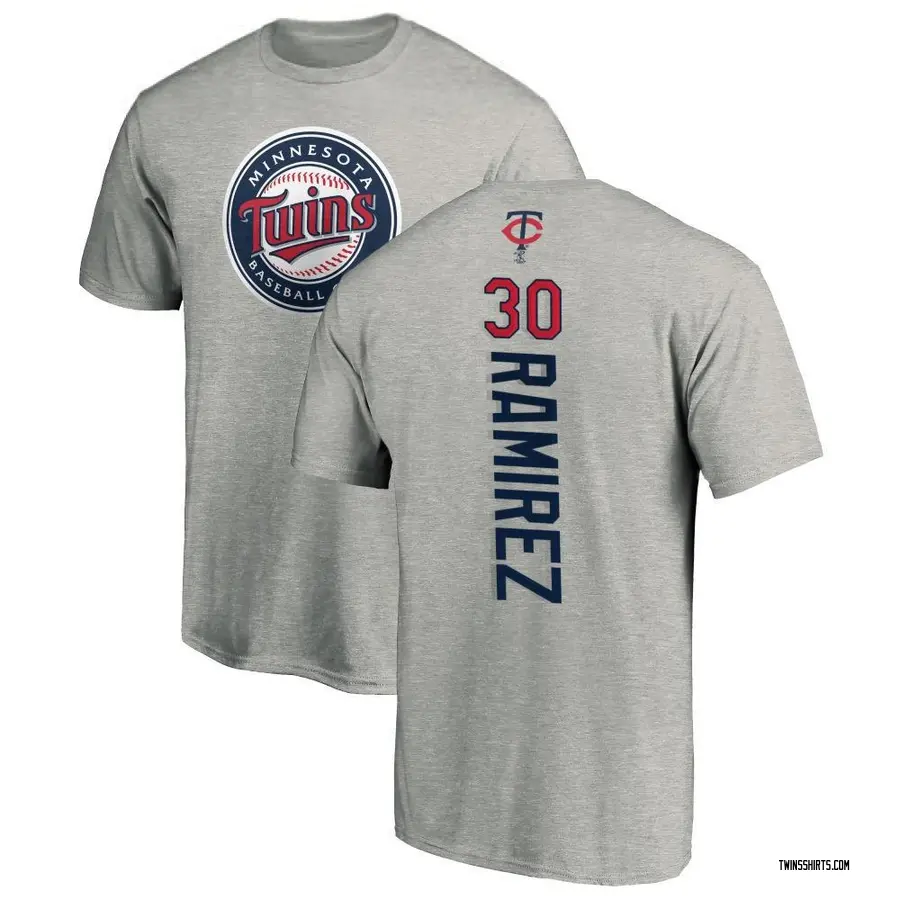 Men's Erasmo Ramirez Minnesota Twins Backer T-Shirt - Ash