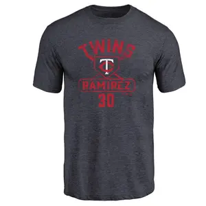 Men's Erasmo Ramirez Minnesota Twins Base Runner Tri-Blend T-Shirt - Navy