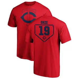 Men's Eric Orze Minnesota Twins RBI T-Shirt - Red