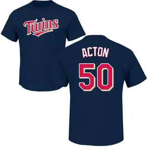 Men's Garrett Acton Minnesota Twins Roster Name & Number T-Shirt - Navy