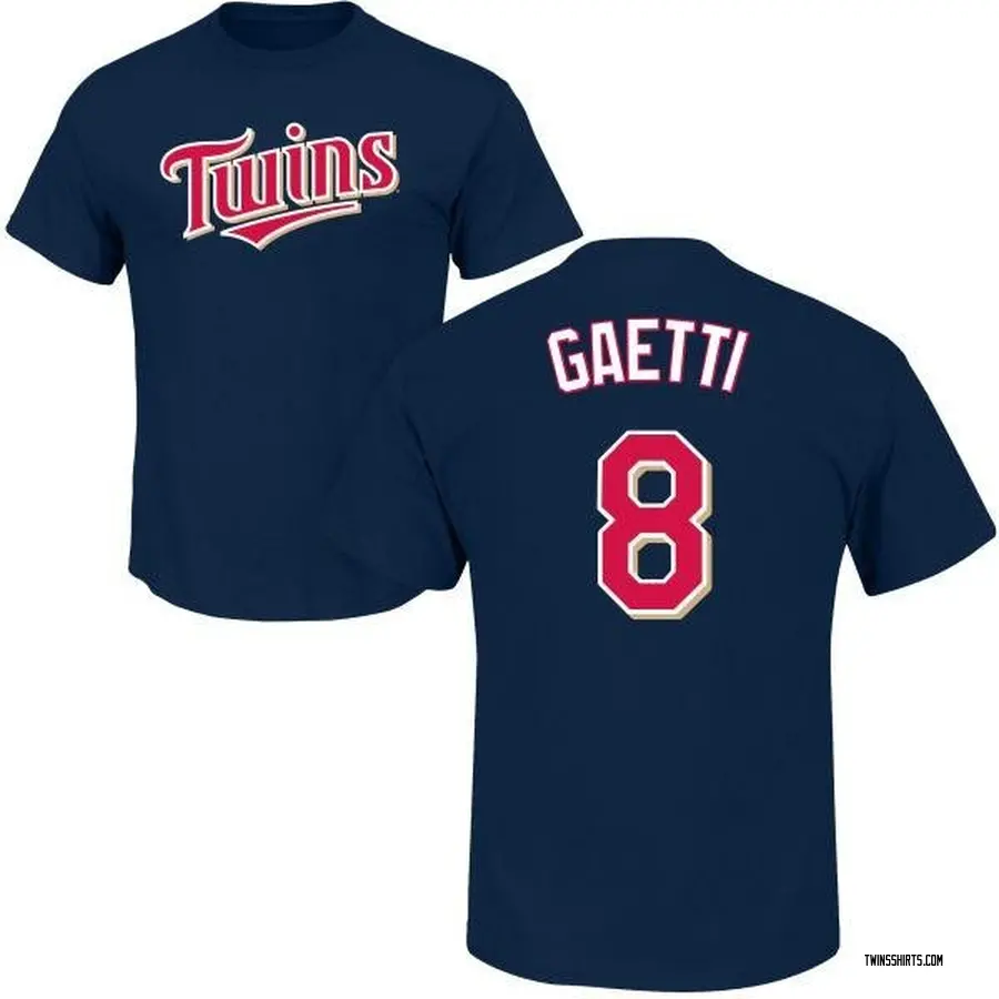 Men's Gary Gaetti Minnesota Twins Roster Name & Number T-Shirt - Navy