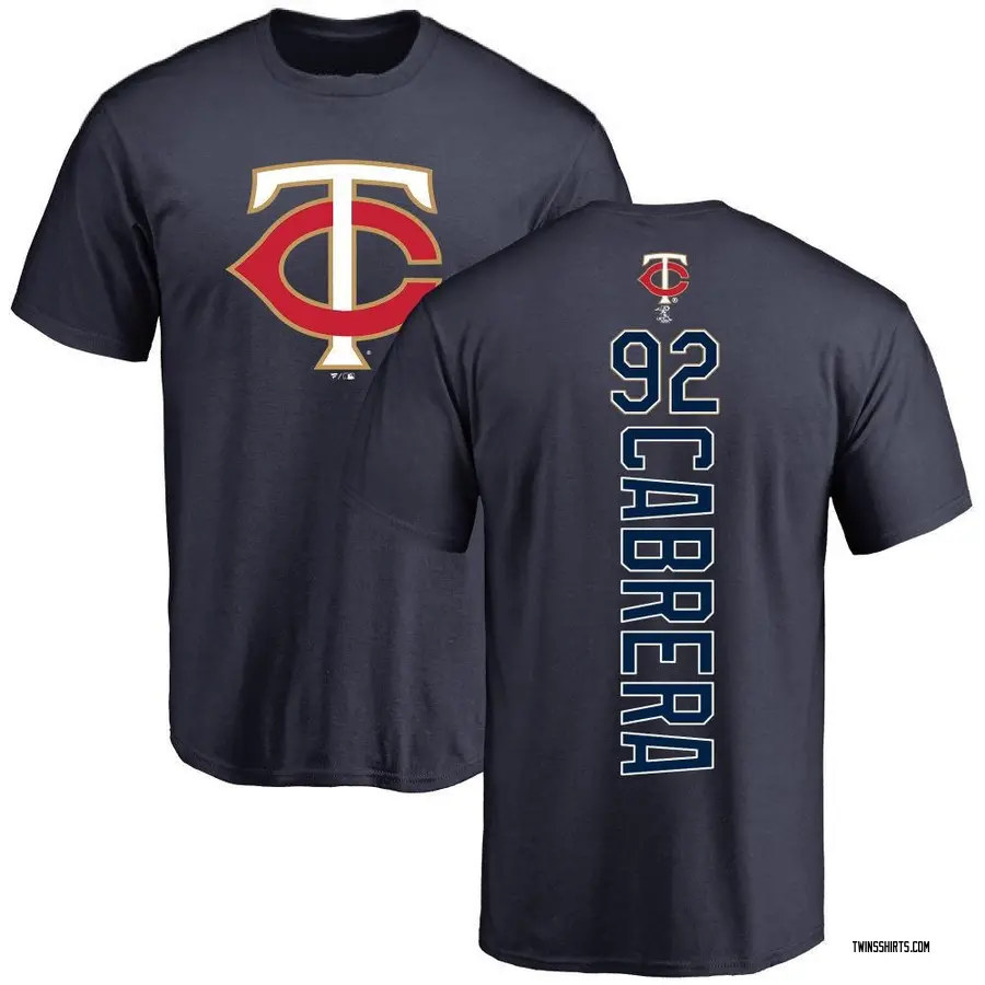 Men's Genesis Cabrera Minnesota Twins Backer T-Shirt - Navy