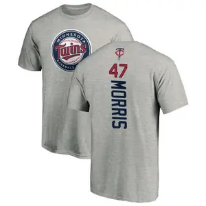 Men's Jack Morris Minnesota Twins Backer T-Shirt - Ash