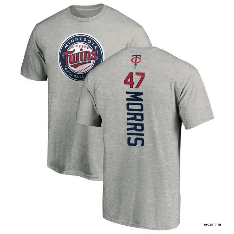Men's Jack Morris Minnesota Twins Backer T-Shirt - Ash