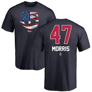 Men's Jack Morris Minnesota Twins Name and Number Banner Wave T-Shirt - Navy