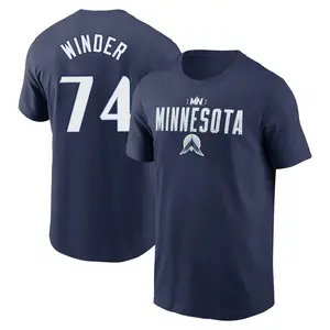Men's Josh Winder Minnesota Twins Navy 2024 City Connect Graphic Name & Number T-Shirt