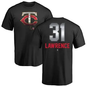 Men's Justin Lawrence Minnesota Twins Midnight Mascot T-Shirt - Black