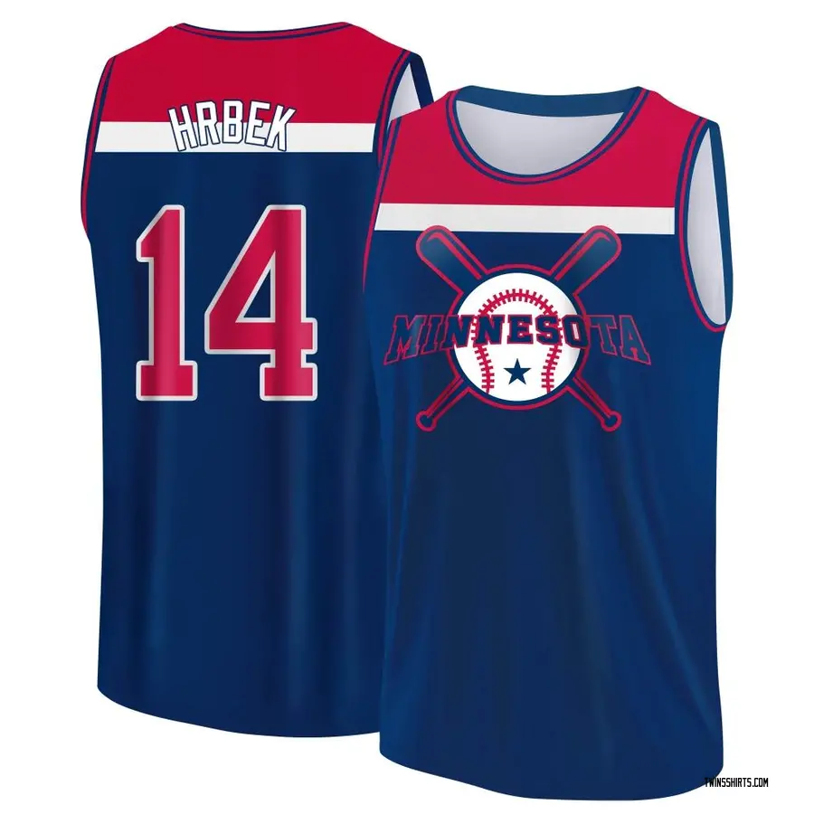 Men's Kent Hrbek Minnesota Twins Royal/Red Baseball Legend Tank Top