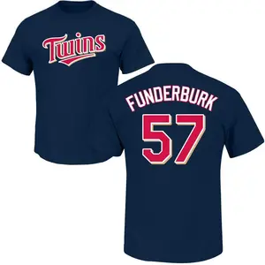 Men's Kody Funderburk Minnesota Twins Roster Name & Number T-Shirt - Navy