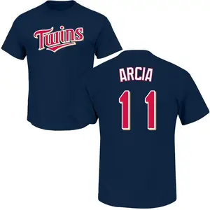 Men's Orlando Arcia Minnesota Twins Roster Name & Number T-Shirt - Navy