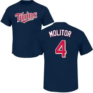 Men's Paul Molitor Minnesota Twins Roster Name & Number T-Shirt - Navy