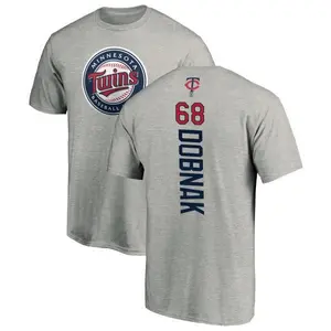 Men's Randy Dobnak Minnesota Twins Backer T-Shirt - Ash