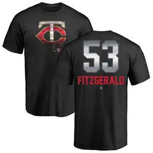 Men's Ryan Fitzgerald Minnesota Twins Midnight Mascot T-Shirt - Black