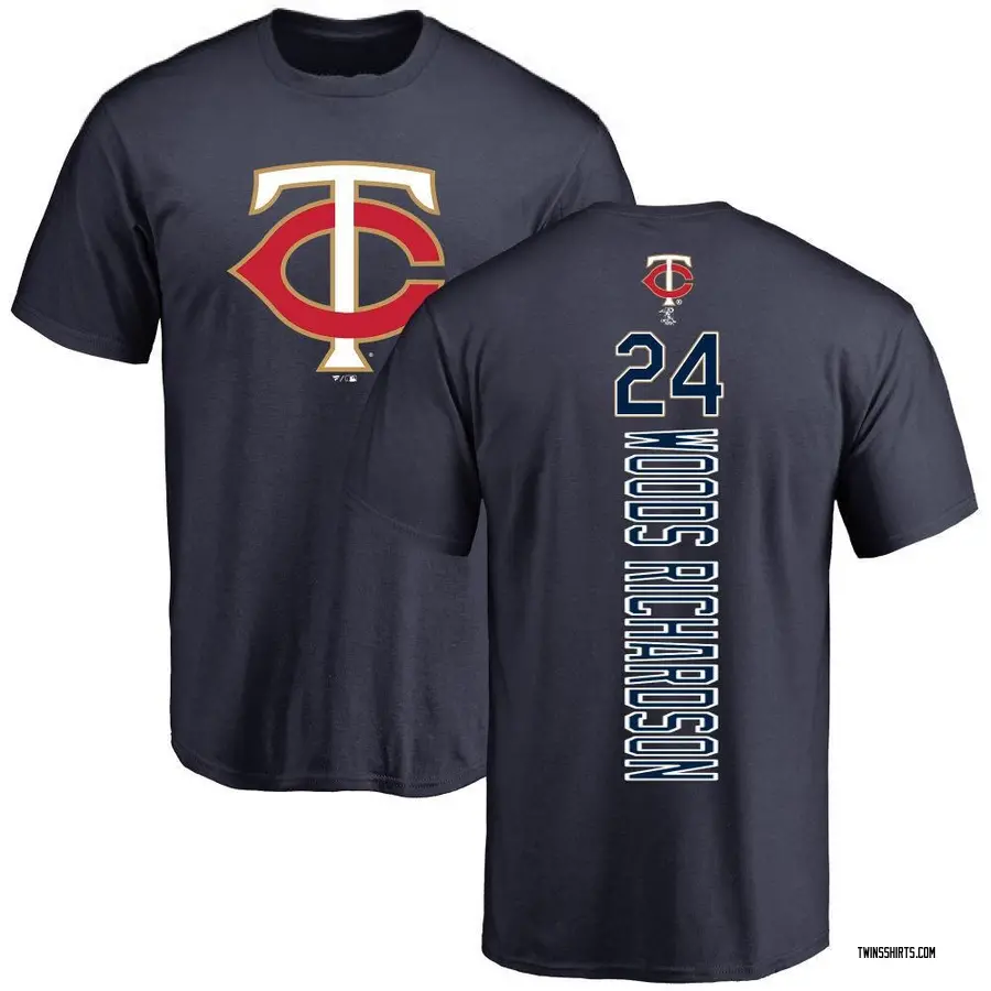 Men's Simeon Woods Richardson Minnesota Twins Backer T-Shirt - Navy