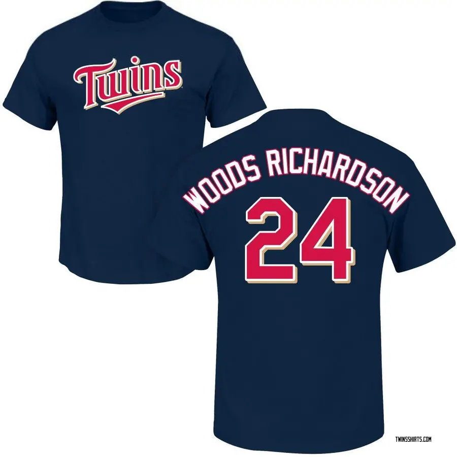 Men's Simeon Woods Richardson Minnesota Twins Roster Name & Number T-Shirt - Navy