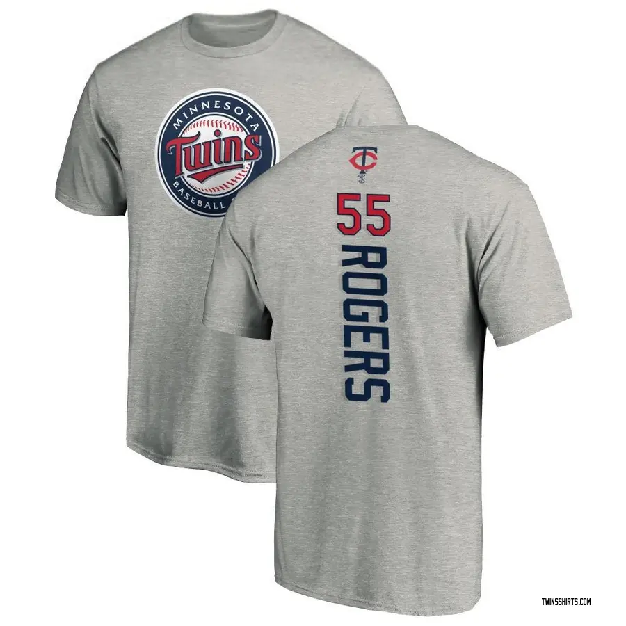 Men's Taylor Rogers Minnesota Twins Backer T-Shirt - Ash