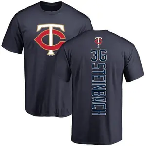 Men's Terry Steinbach Minnesota Twins Backer T-Shirt - Navy