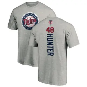Men's Torii Hunter Minnesota Twins Backer T-Shirt - Ash
