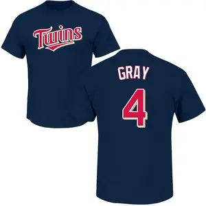 Men's Tristan Gray Minnesota Twins Roster Name & Number T-Shirt - Navy