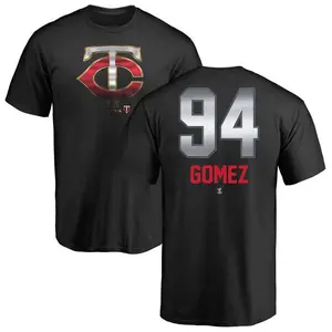 Men's Yoendrys Gomez Minnesota Twins Midnight Mascot T-Shirt - Black