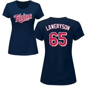 Women's Cody Laweryson Minnesota Twins Roster Name & Number T-Shirt - Navy
