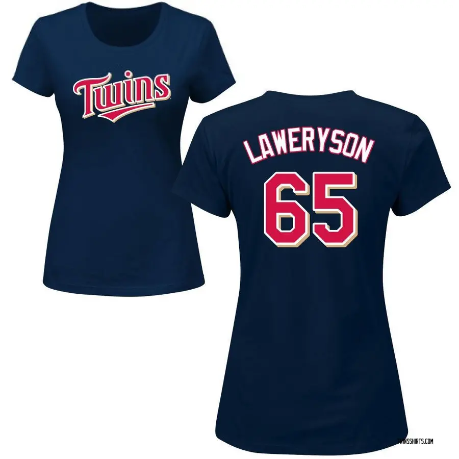 Women's Cody Laweryson Minnesota Twins Roster Name & Number T-Shirt - Navy