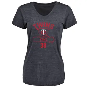 Women's Ernie Yake Minnesota Twins Base Runner T-Shirt - Navy