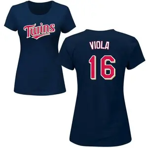 Women's Frank Viola Minnesota Twins Roster Name & Number T-Shirt - Navy