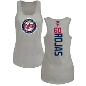 Women's Kendry Rojas Minnesota Twins Backer Tri-Blend Tank Top - Ash