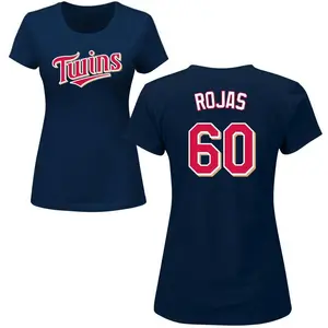 Women's Kendry Rojas Minnesota Twins Roster Name & Number T-Shirt - Navy