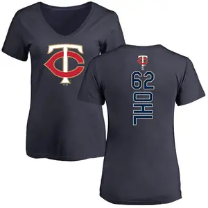 Women's Pierson Ohl Minnesota Twins Backer Slim Fit T-Shirt - Navy
