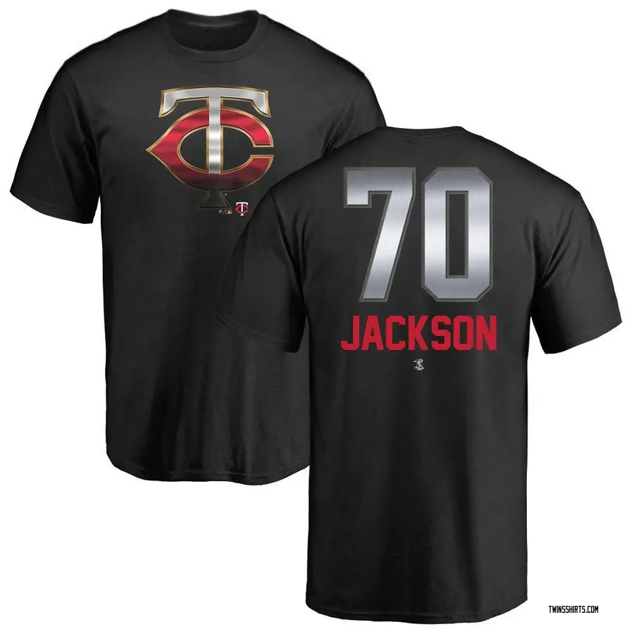 Youth Alex Jackson Minnesota Twins Midnight Mascot T-Shirt - Black