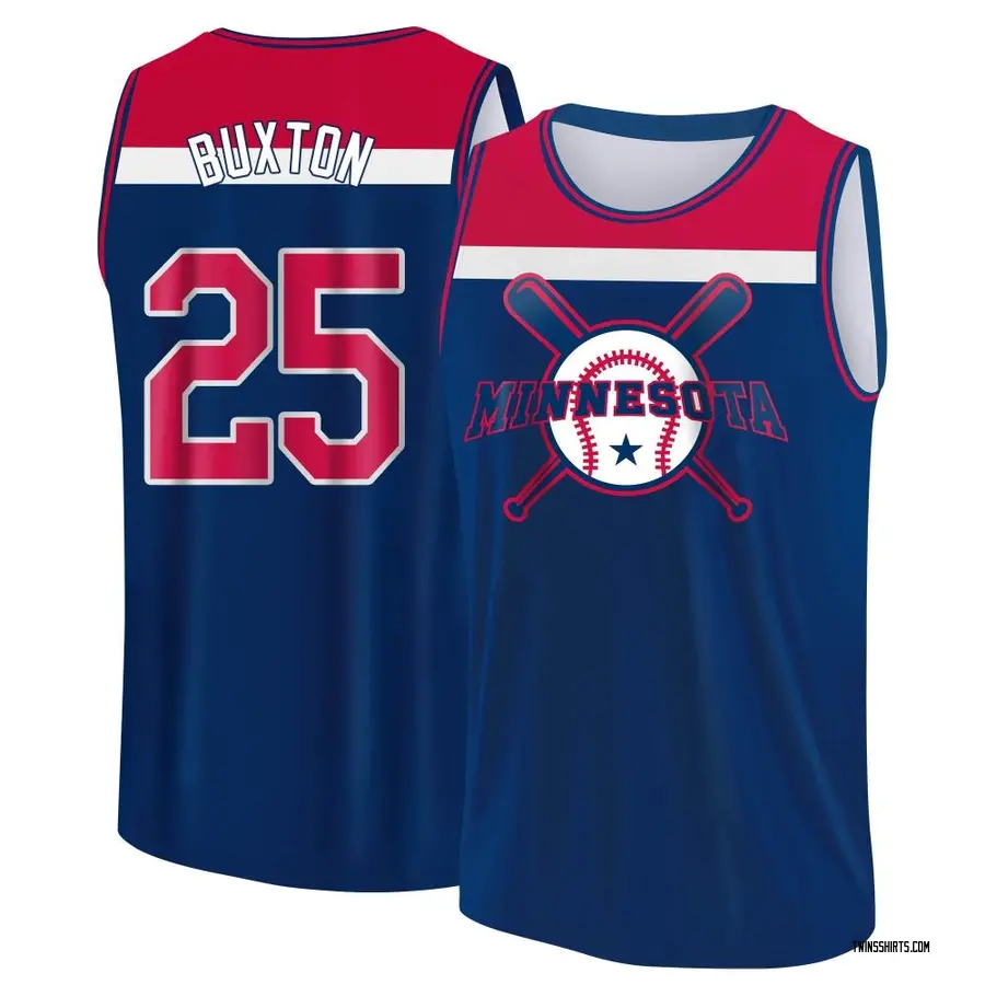 Youth Byron Buxton Minnesota Twins Royal/Red Baseball Legend Tank Top