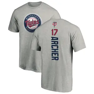 Youth Chris Archer Minnesota Twins Backer T-Shirt - Ash