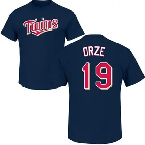 Youth Eric Orze Minnesota Twins Roster Name & Number T-Shirt - Navy