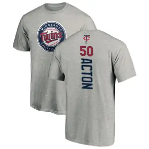 Youth Garrett Acton Minnesota Twins Backer T-Shirt - Ash
