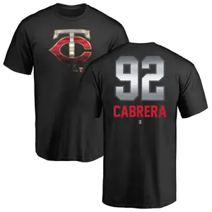 Youth Genesis Cabrera Minnesota Twins Midnight Mascot T-Shirt - Black