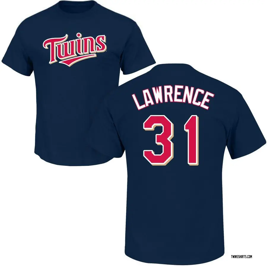 Youth Justin Lawrence Minnesota Twins Roster Name & Number T-Shirt - Navy
