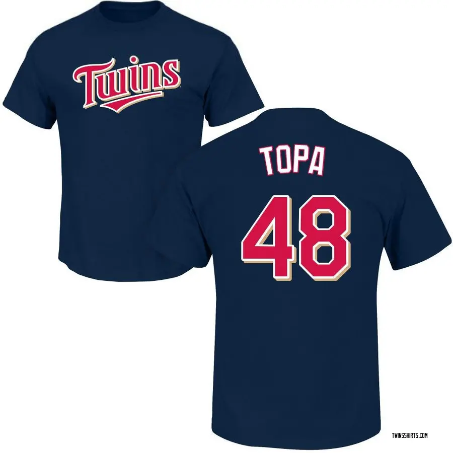 Youth Justin Topa Minnesota Twins Roster Name & Number T-Shirt - Navy