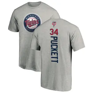 Youth Kirby Puckett Minnesota Twins Backer T-Shirt - Ash