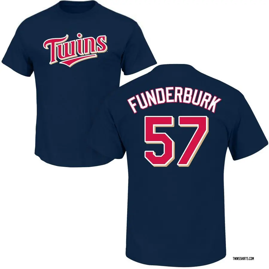 Youth Kody Funderburk Minnesota Twins Roster Name & Number T-Shirt - Navy