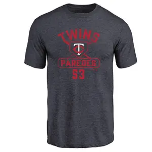 Youth Michael Paredes Minnesota Twins Base Runner Tri-Blend T-Shirt - Navy