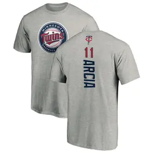 Youth Orlando Arcia Minnesota Twins Backer T-Shirt - Ash