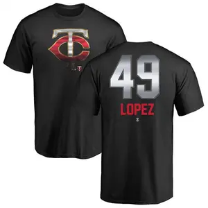 Youth Pablo Lopez Minnesota Twins Midnight Mascot T-Shirt - Black